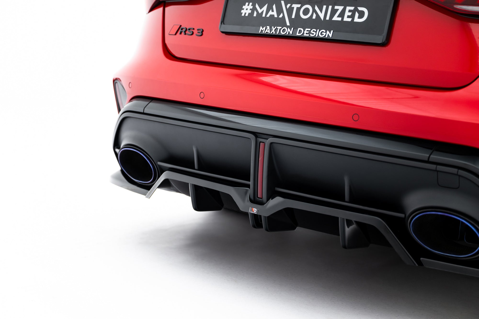 Prelungire splitter bara spate Audi RS3 Sedan 8Y Facelift 2024- v45 - Maxton Design