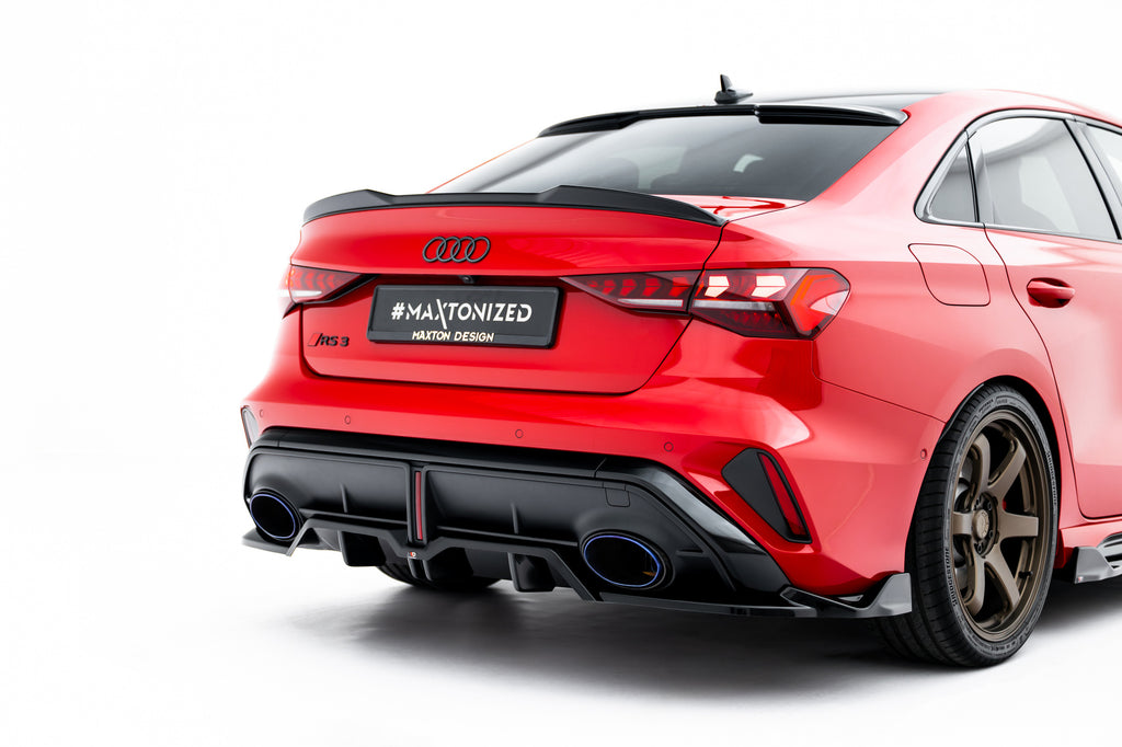 Prelungire splitter bara spate Audi RS3 Sedan 8Y Facelift 2024- v45 - Maxton Design