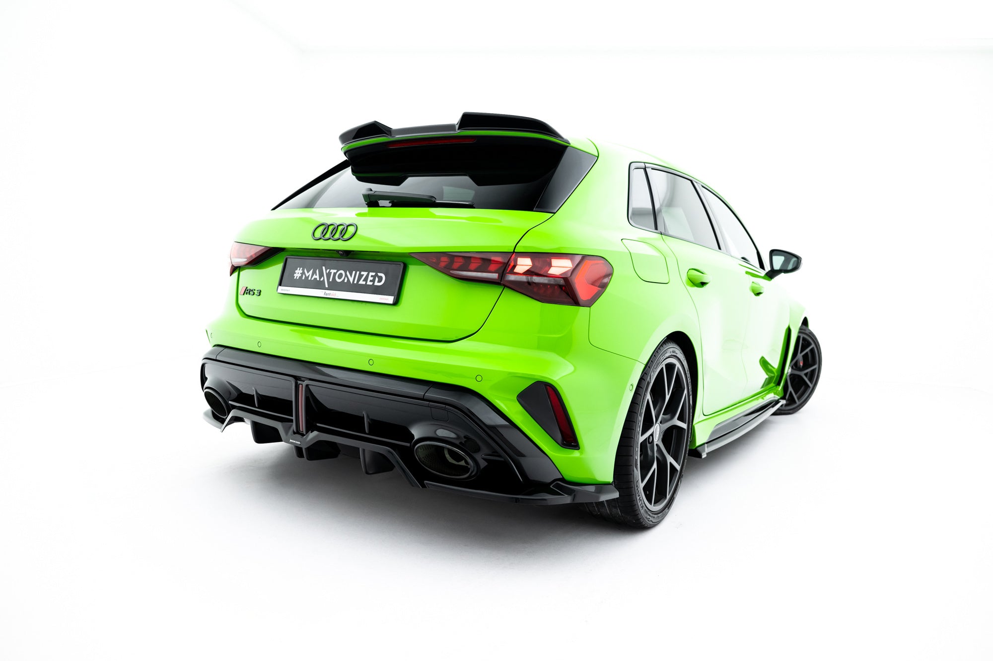 Prelungire splitter bara spate Audi RS3 Sportback 8Y Facelift 2024- v51 - Maxton Design