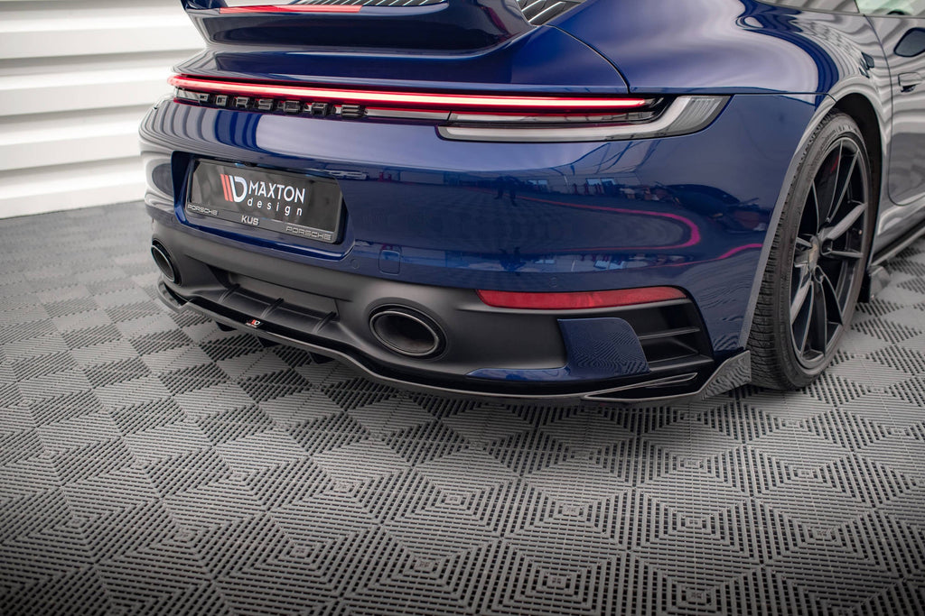 Prelungire splitter bara spate Porsche 911 Carrera Aero 992 2019- v3 - Maxton Design