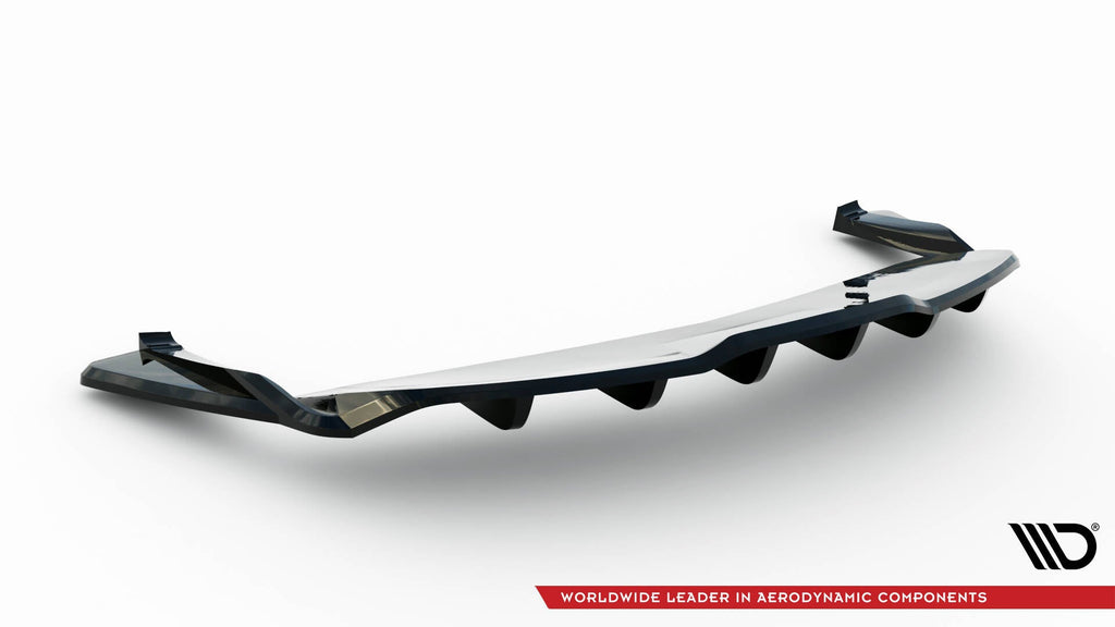 Prelungire splitter bara spate Tesla Model S Plaid Mk1 Facelift 2021- v4 - Maxton Design