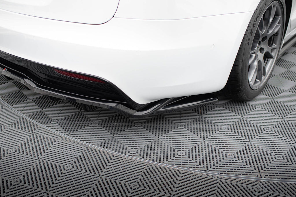 Prelungire splitter bara spate Tesla Model S Plaid Mk1 Facelift 2021- v4 - Maxton Design