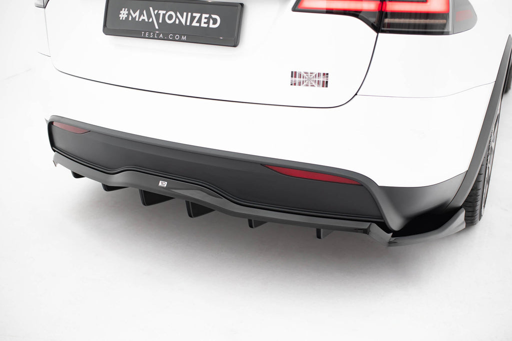 Prelungire splitter bara spate Tesla Model X Mk1 Facelift 2021- v5 - Maxton Design