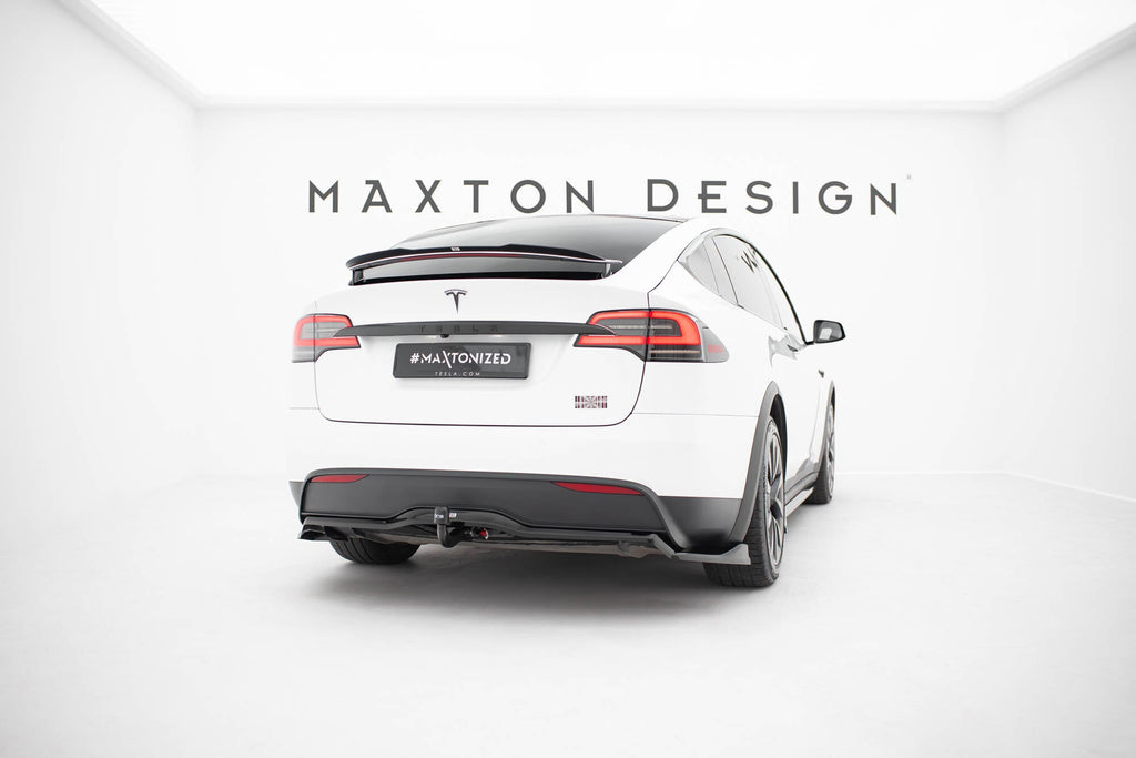 Prelungire splitter bara spate Tesla Model X Mk1 Facelift 2021- v5 - Maxton Design