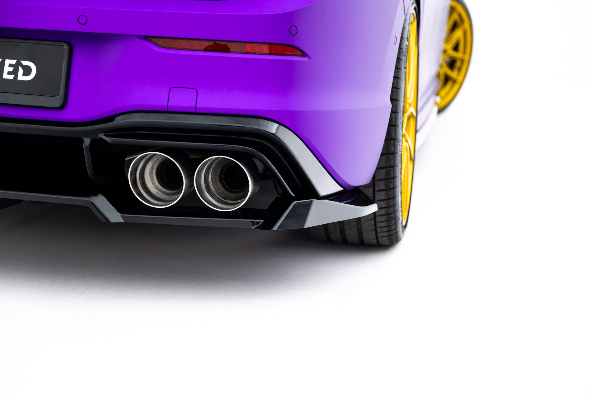 Prelungire splitter bara spate Volkswagen Golf R Mk8 / Mk8 Facelift 2019- v58 - Maxton Design