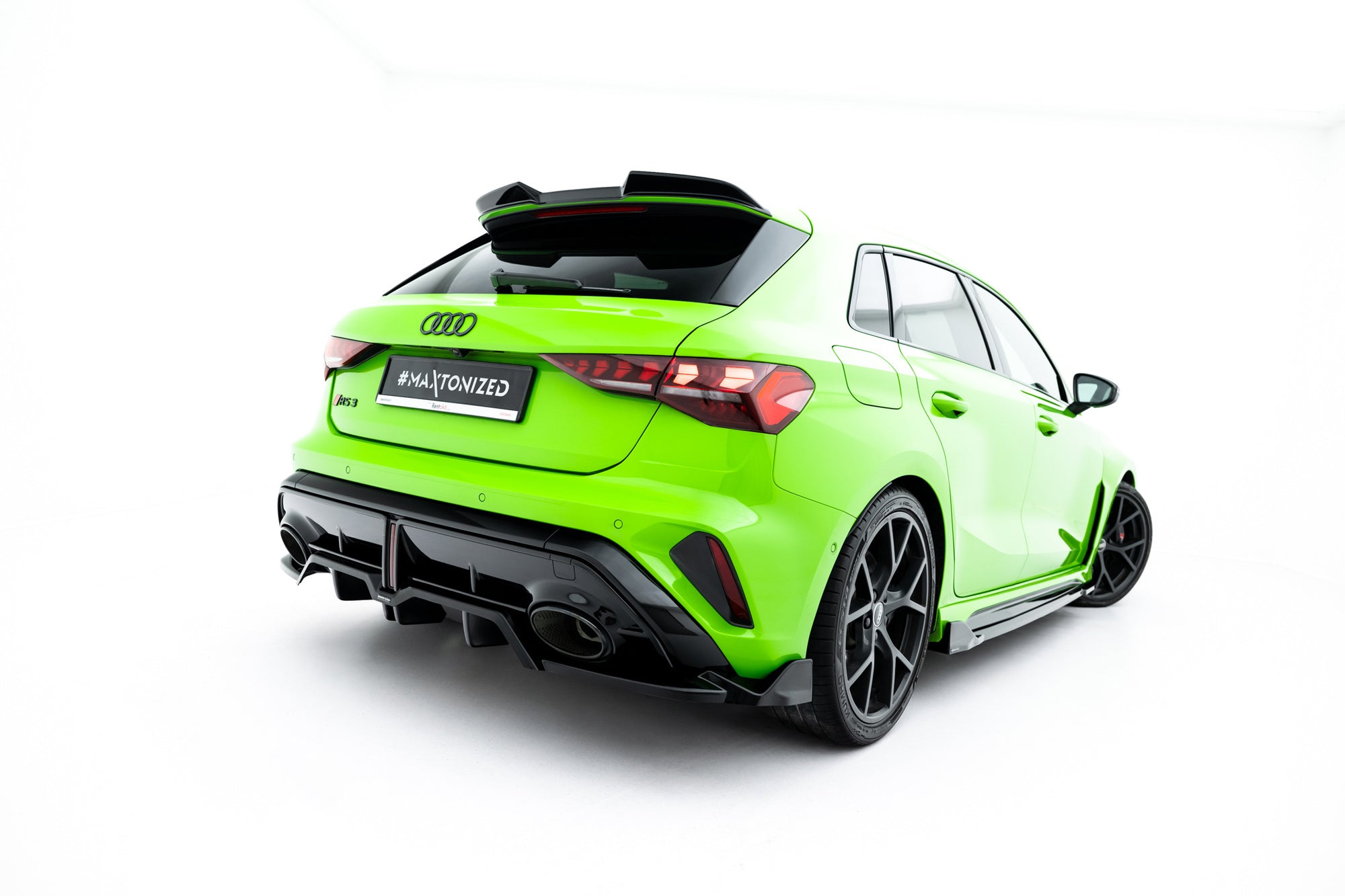 Prelungire splitter bara spate Audi RS3 Sportback 8Y Facelift 2024- v52 - Maxton Design