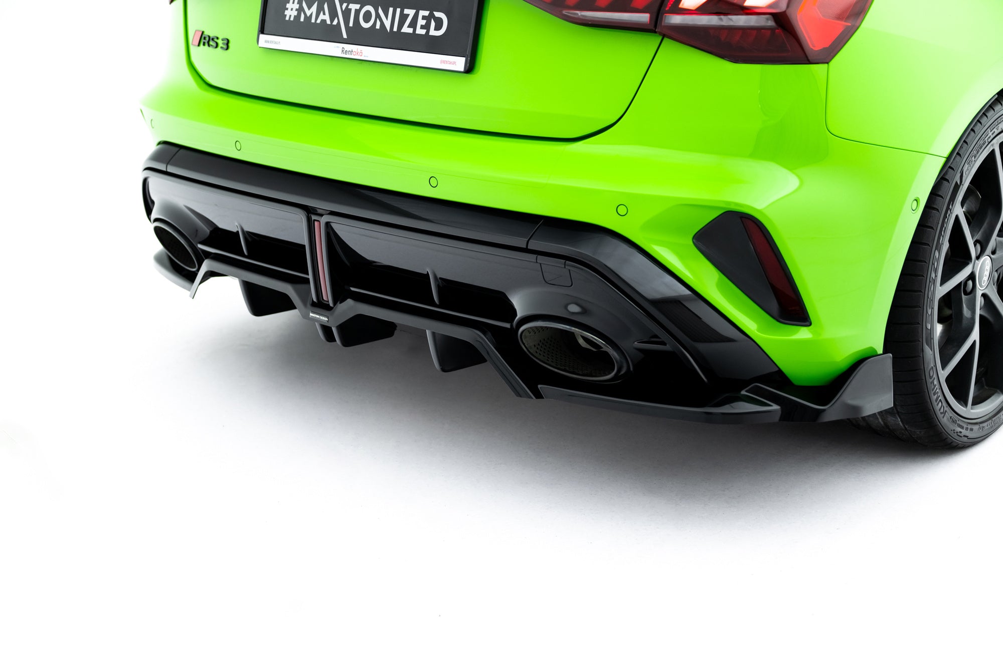Prelungire splitter bara spate Audi RS3 Sportback 8Y Facelift 2024- v52 - Maxton Design