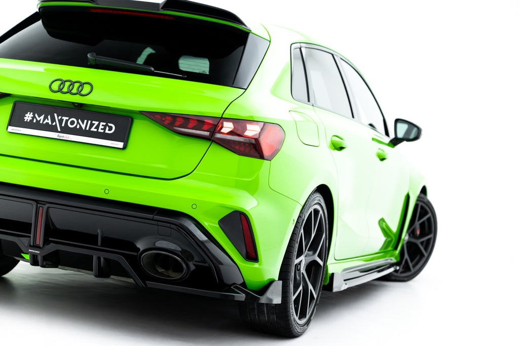 Prelungire splitter bara spate Audi RS3 Sportback 8Y Facelift 2024- v52 - Maxton Design