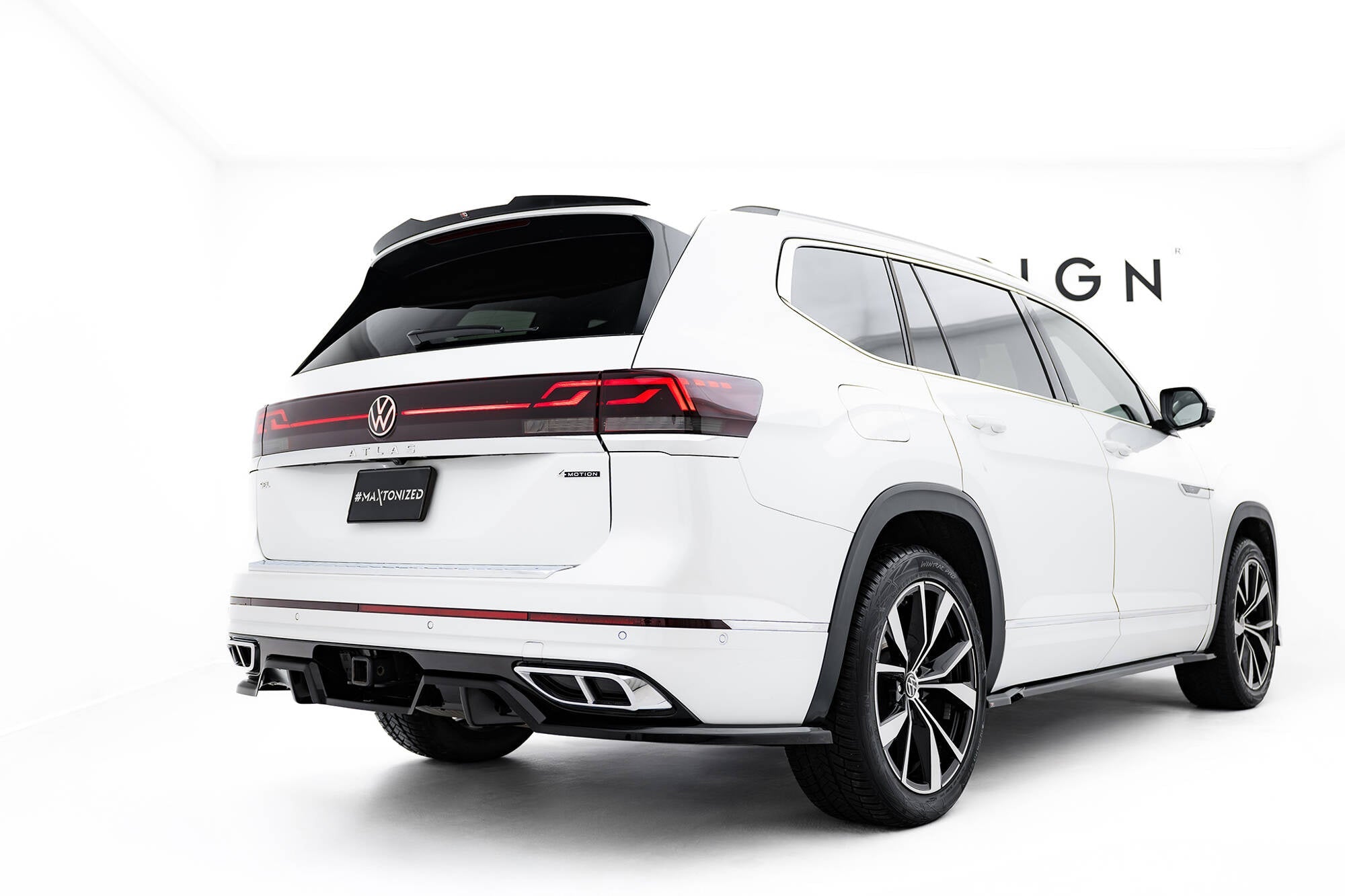 Prelungire splitter bara spate Volkswagen Atlas R-Line Mk1 Facelift 2 2023- v1 - Maxton Design