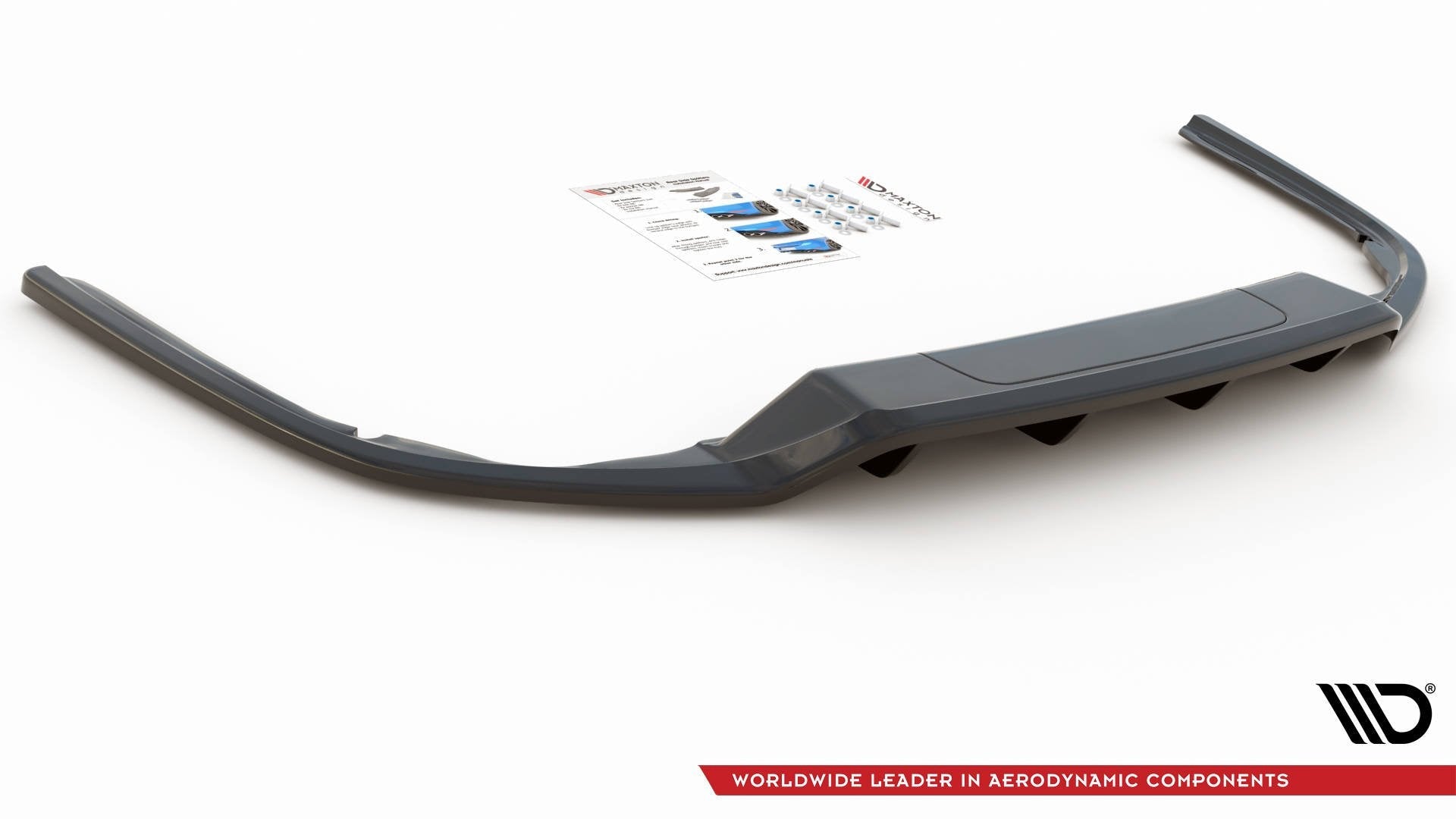 Prelungire splitter bara spate Volkswagen Passat B8 2014- v6 - Maxton Design