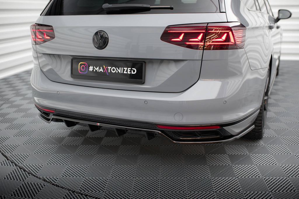 Prelungire splitter bara spate Volkswagen Passat R-Line B8 Facelift 2019- v10 - Maxton Design
