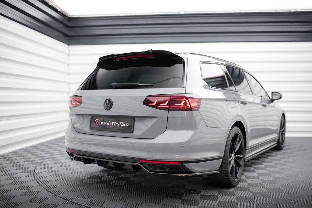 Prelungire splitter bara spate Volkswagen Passat R-Line B8 Facelift 2019- v10 - Maxton Design