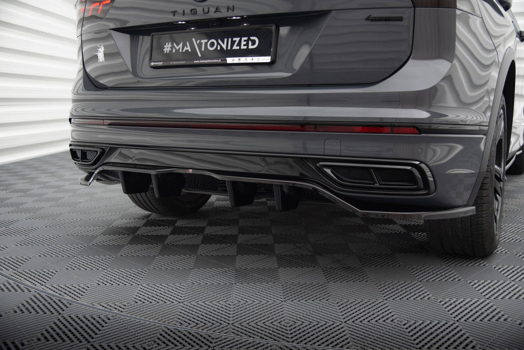 Prelungire splitter bara spate Volkswagen Tiguan R-Line Mk2 Facelift 2020- v6 - Maxton Design