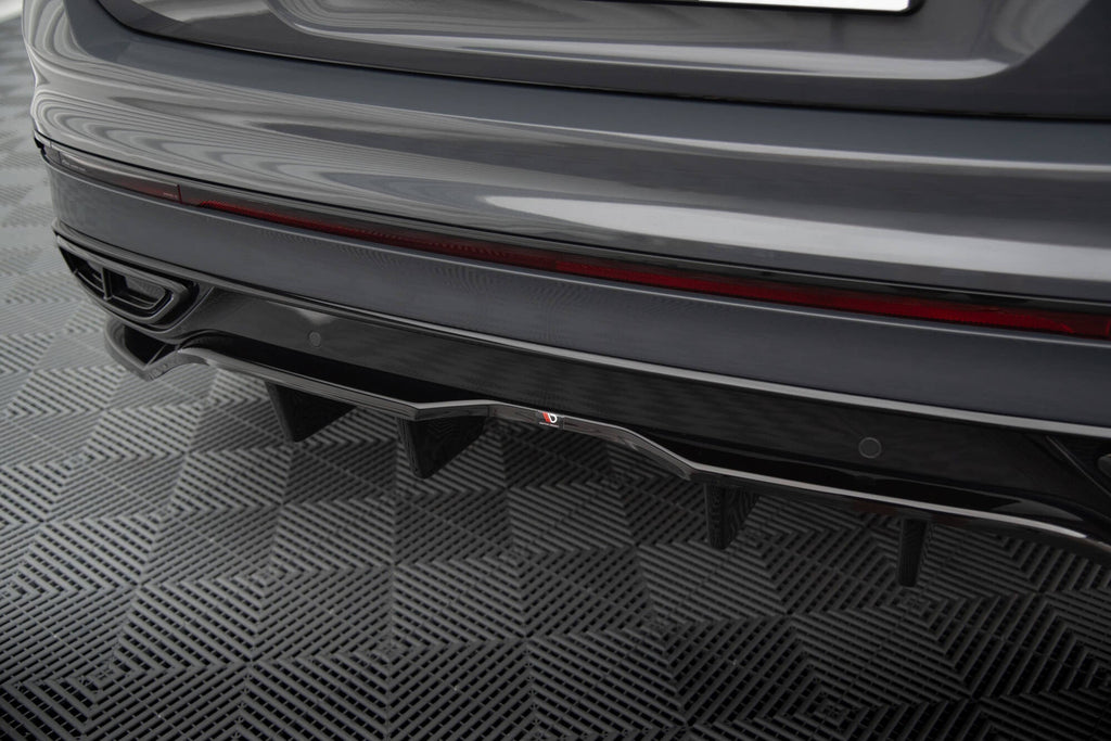 Prelungire splitter bara spate Volkswagen Tiguan R-Line Mk2 Facelift 2020- v6 - Maxton Design