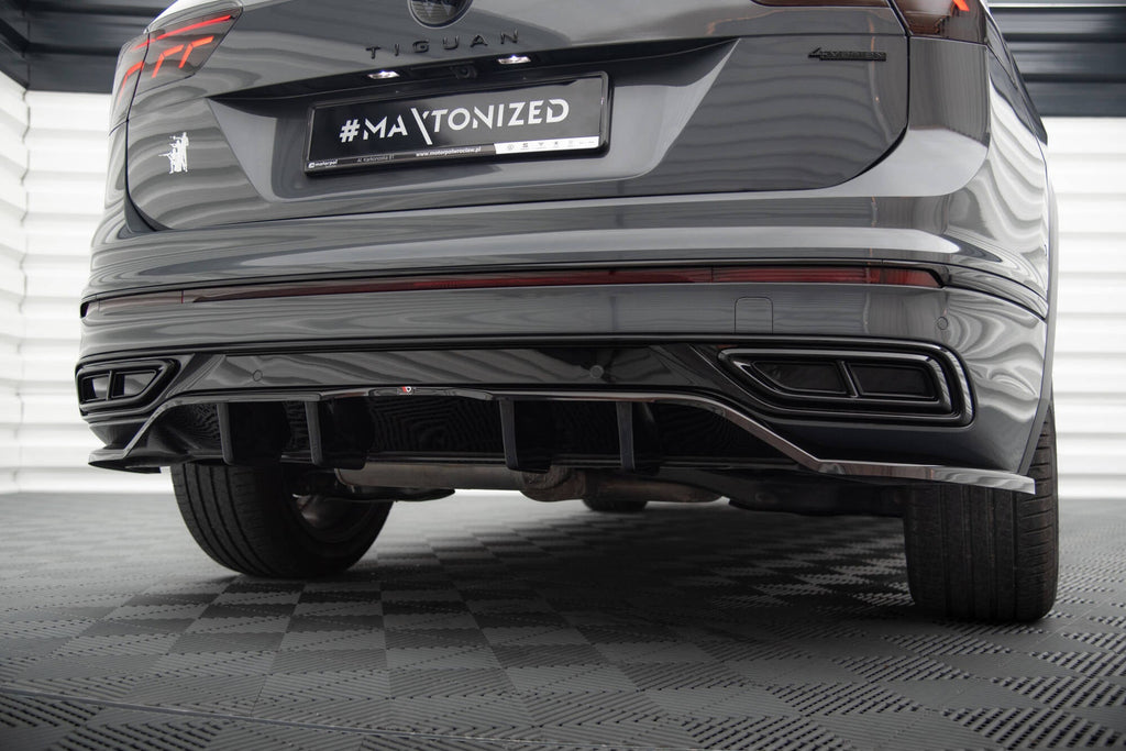Prelungire splitter bara spate Volkswagen Tiguan R-Line Mk2 Facelift 2020- v6 - Maxton Design