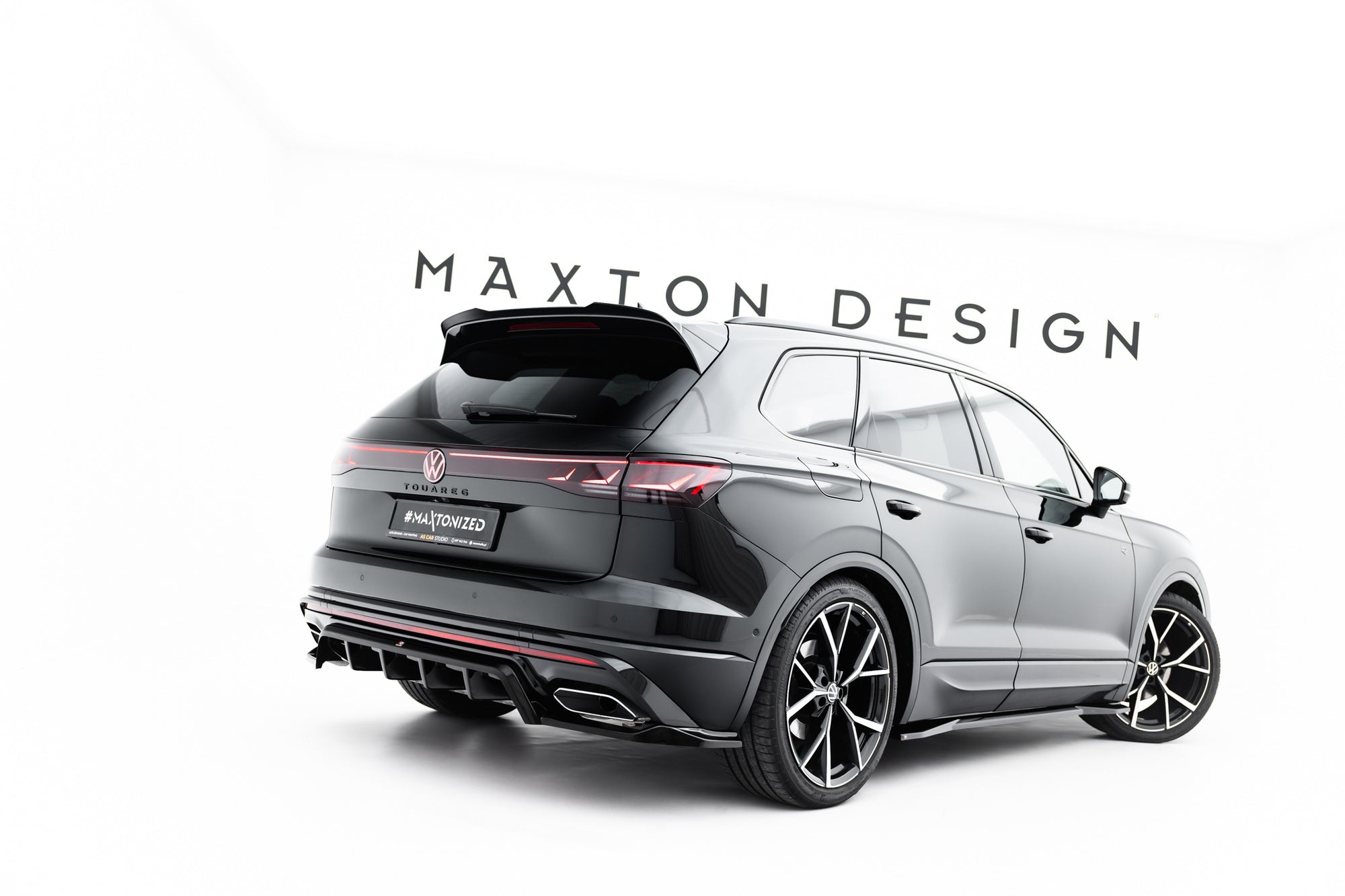 Prelugire splitter bara spate Volkswagen Touareg R-Line Mk3 Facelift 2023- v5 - Maxton Design