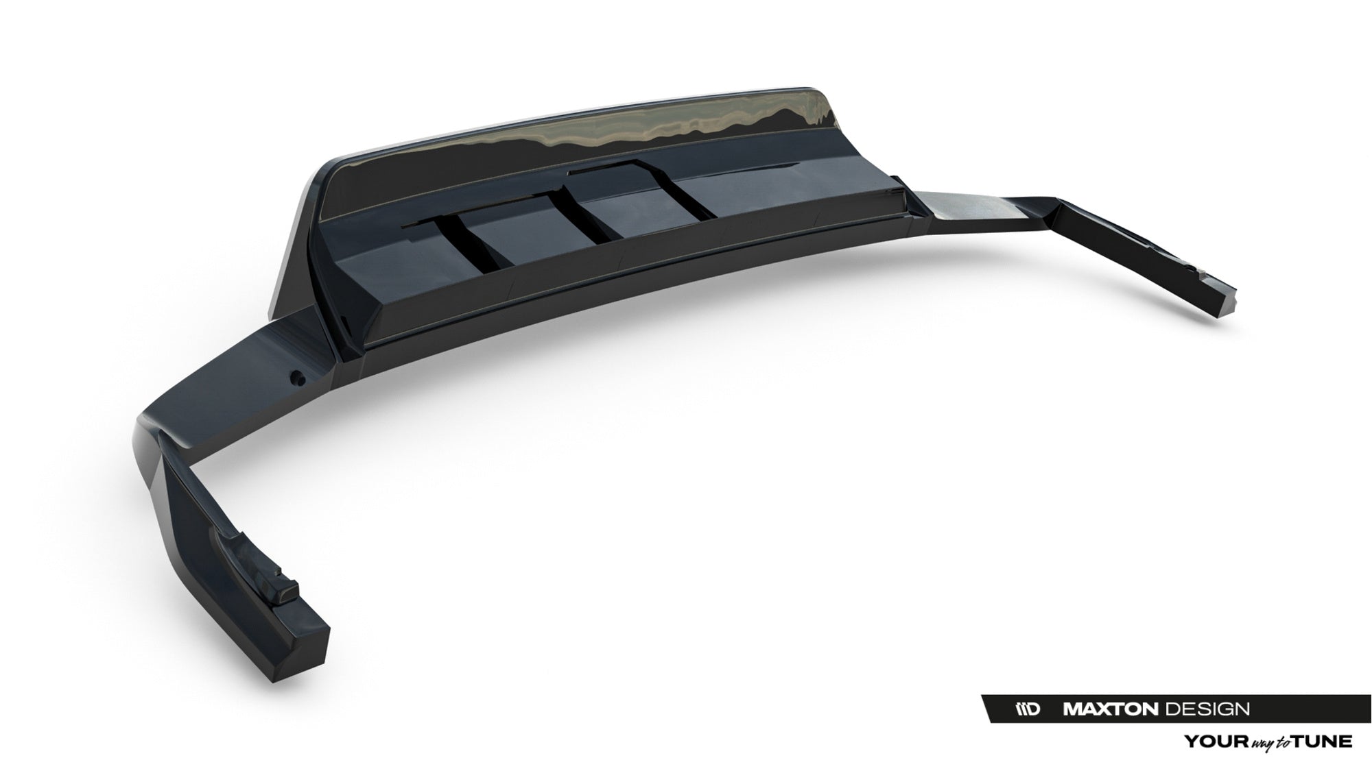 Prelugire splitter bara spate Volkswagen Touareg R-Line Mk3 Facelift 2023- v5 - Maxton Design