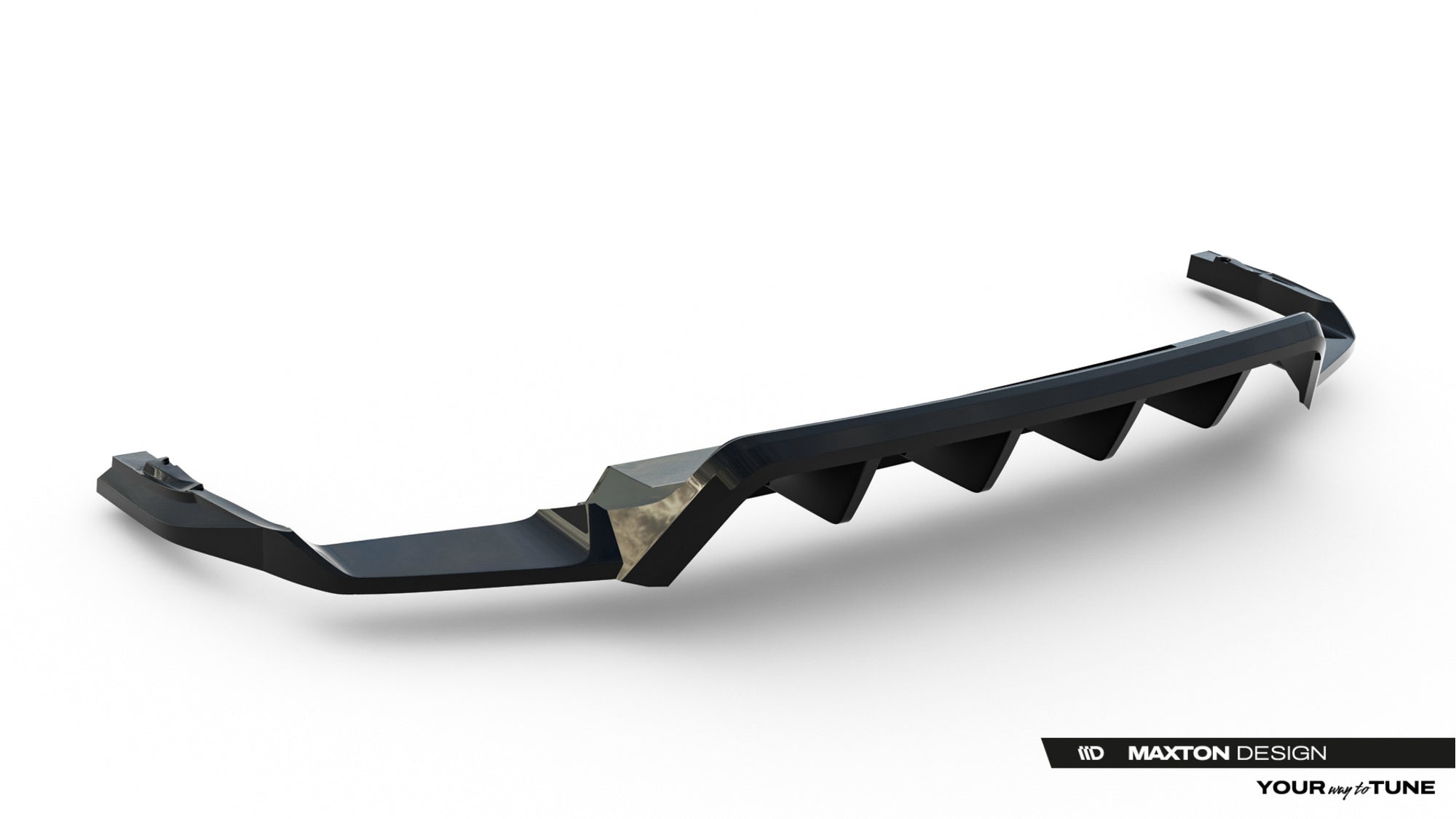 Prelugire splitter bara spate Volkswagen Touareg R-Line Mk3 Facelift 2023- v5 - Maxton Design