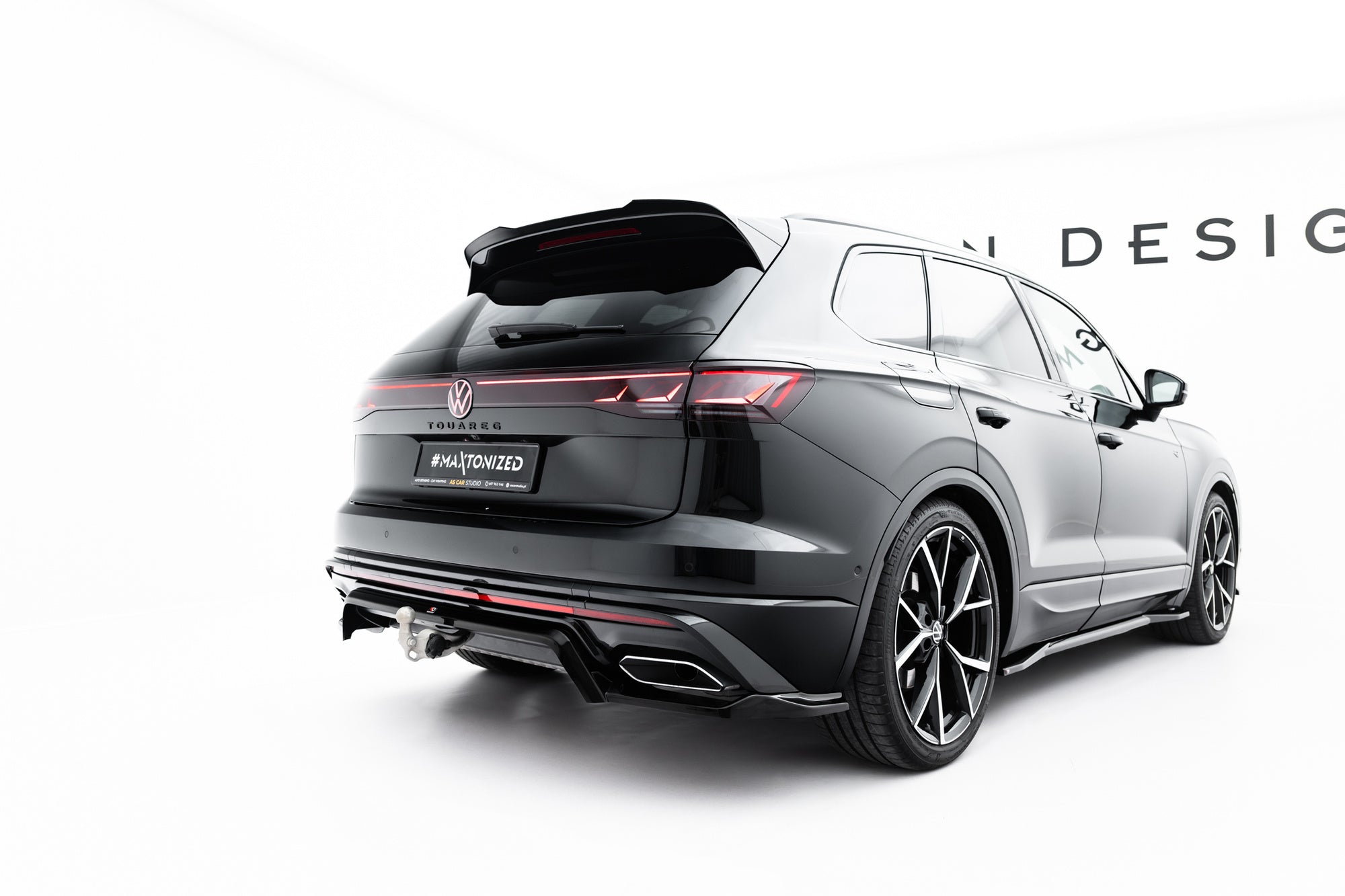 Prelugire splitter bara spate Volkswagen Touareg R-Line Mk3 Facelift 2023- v5 - Maxton Design