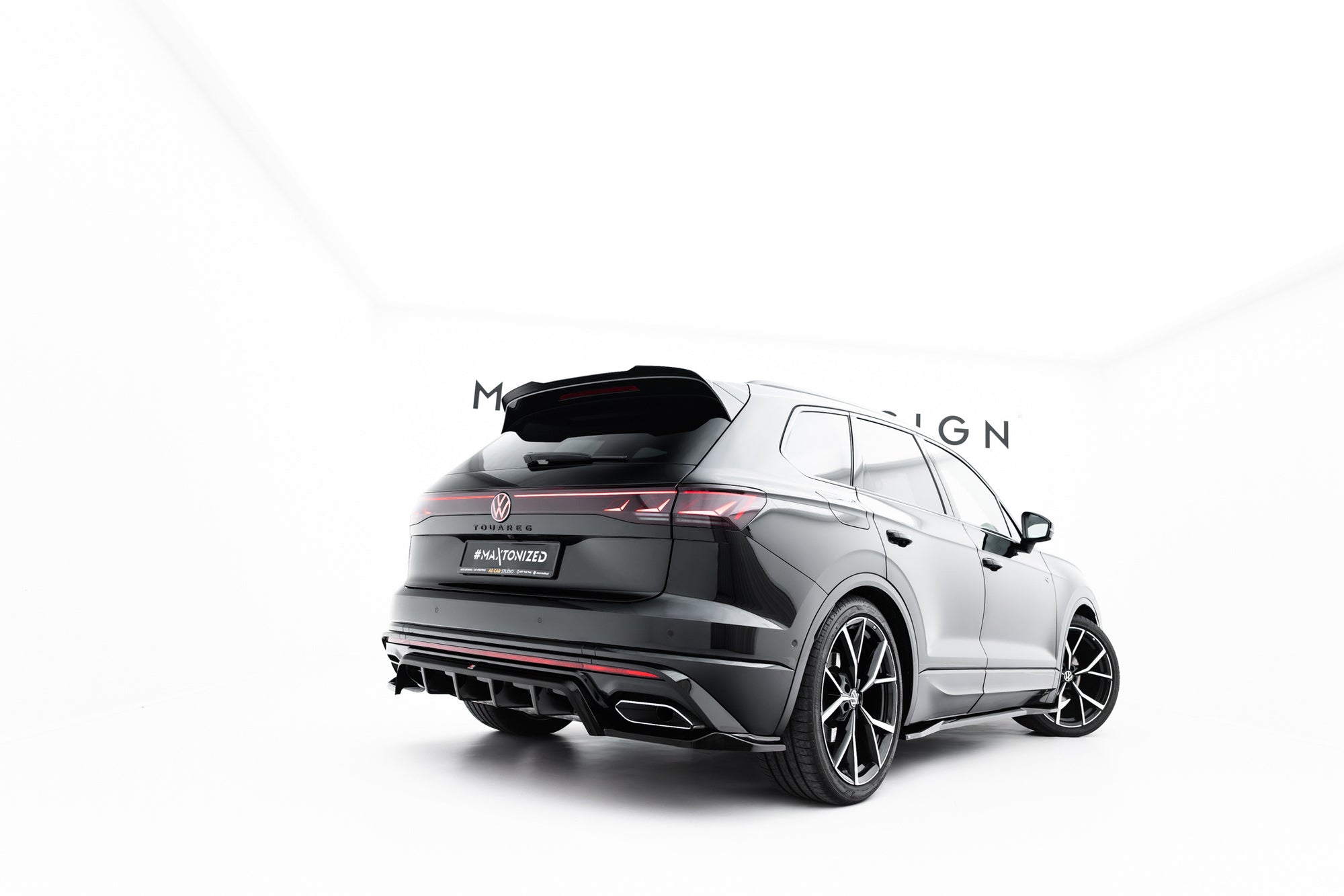 Prelugire splitter bara spate Volkswagen Touareg R-Line Mk3 Facelift 2023- v5 - Maxton Design