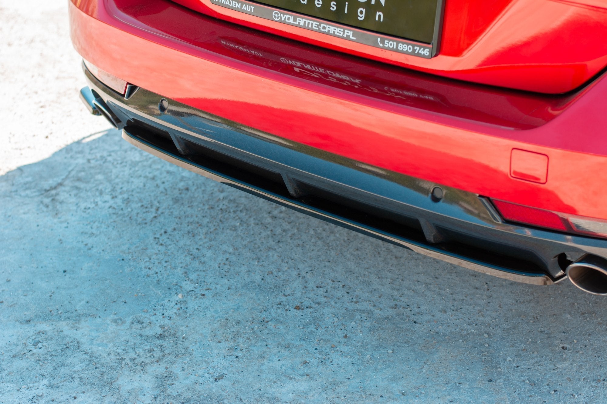 Prelungire splitter bara spate Peugeot 508 Mk2 SW 2018- v3 - Maxton Design