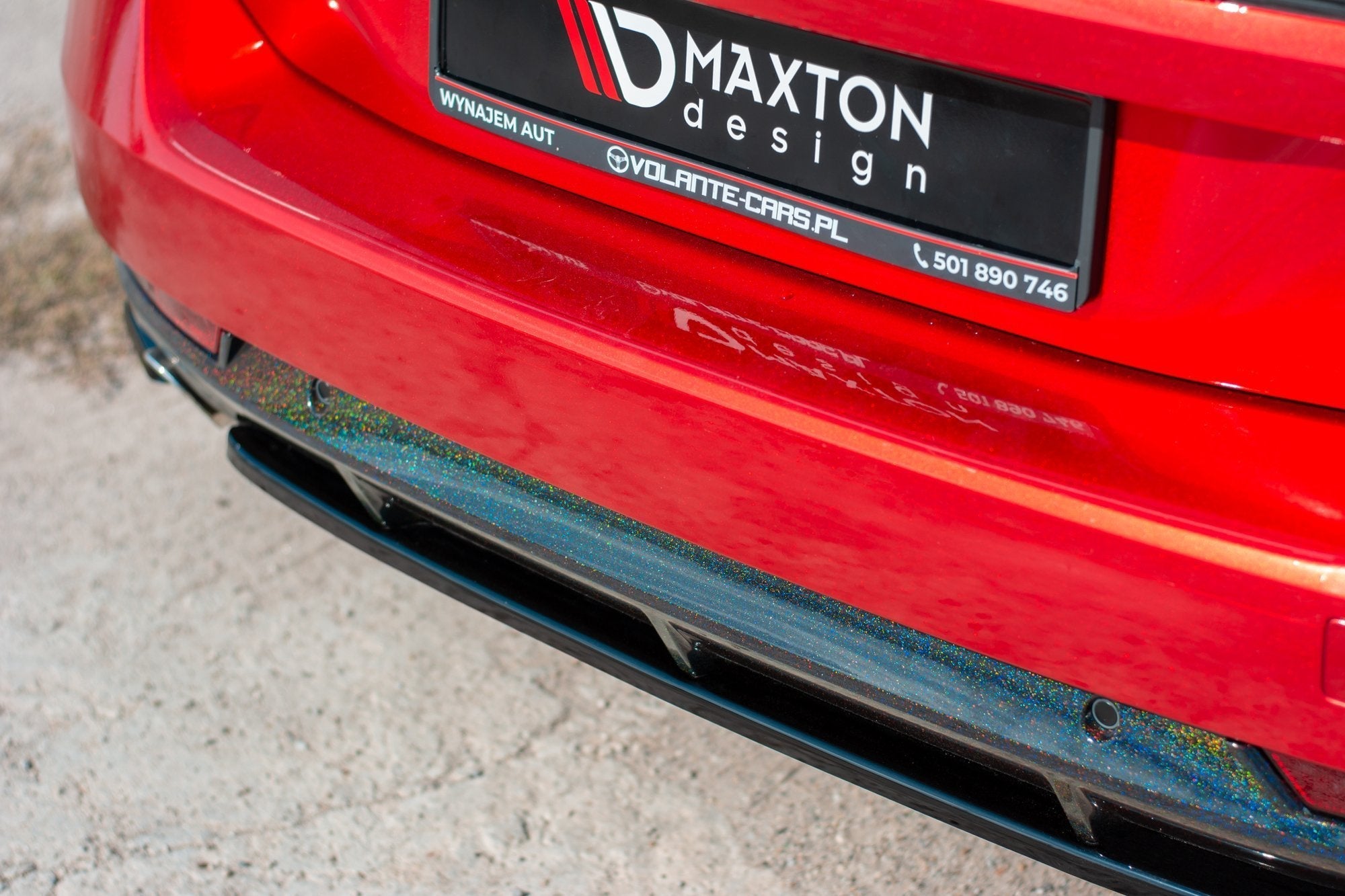 Prelungire splitter bara spate Peugeot 508 Mk2 SW 2018- v3 - Maxton Design