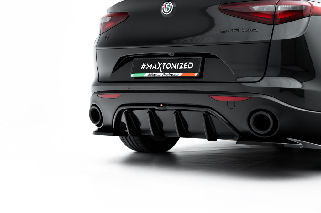 Difuzor bara spate Alfa Romeo Stelvio 2016- v2 - Maxton Design