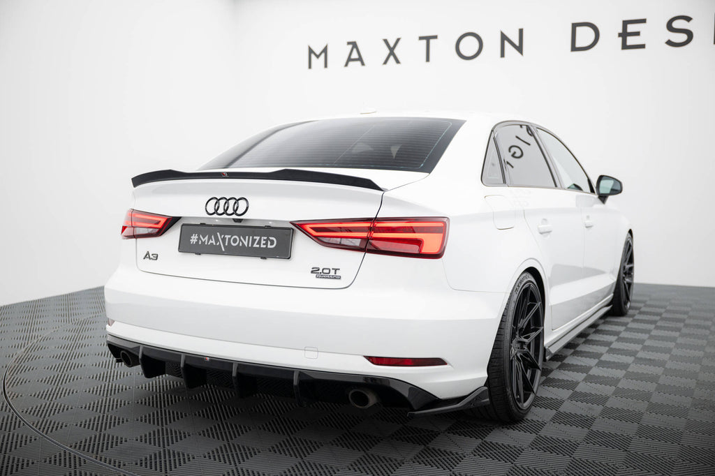 Prelungire difuzor bara spate Audi A3 Sedan 8V Facelift 2016-2020 v61 - Maxton Design