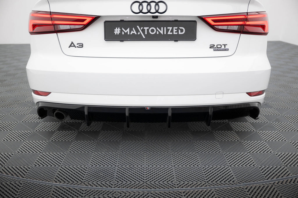 Prelungire difuzor bara spate Audi A3 Sedan 8V Facelift 2016-2020 v62 - Maxton Design