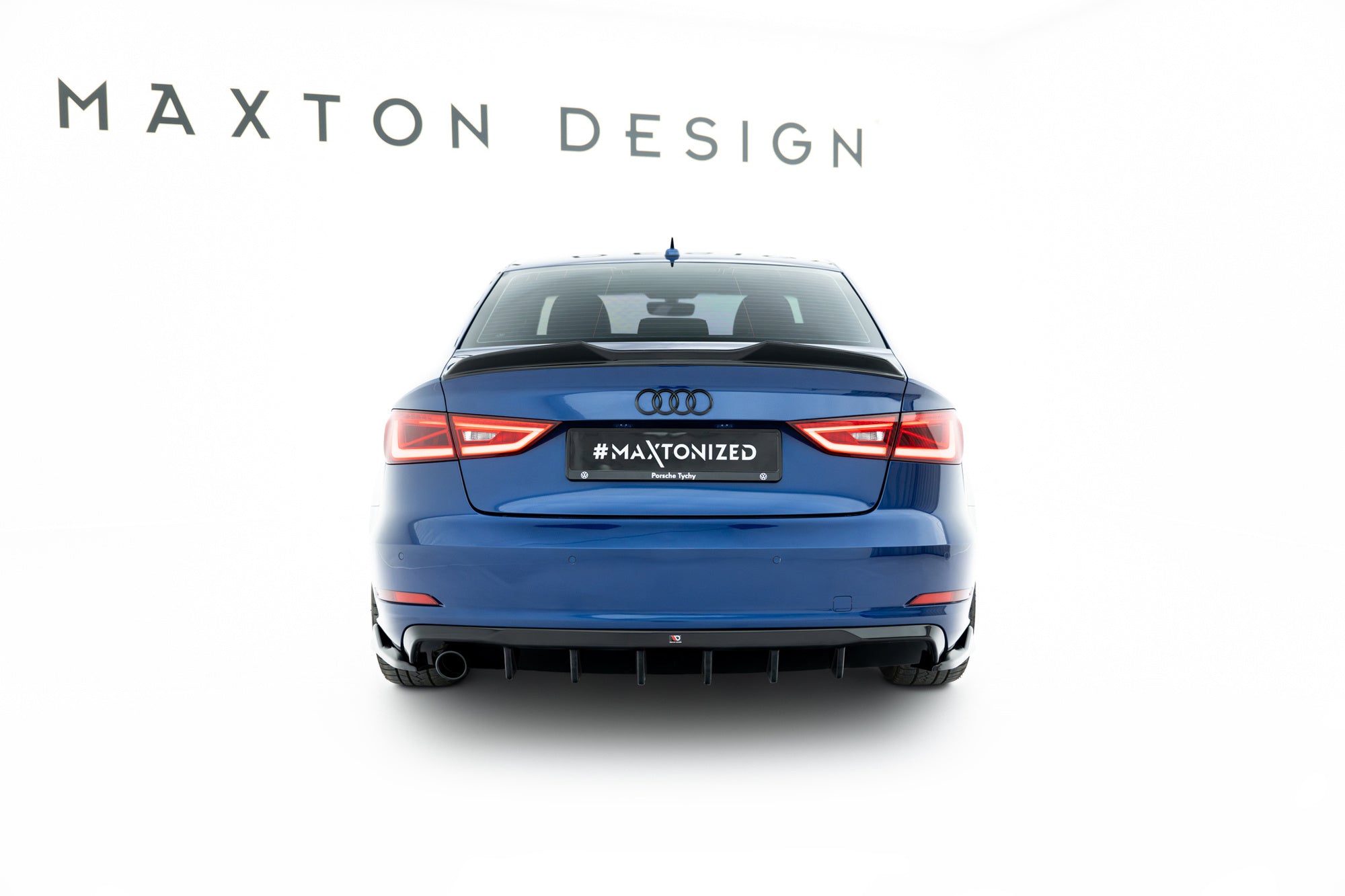Prelungire difuzor bara spate Audi A3 Sedan 8V 2013-2016 v73 - Maxton Design