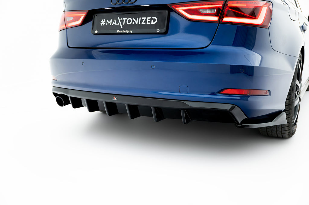Prelungire difuzor bara spate Audi A3 Sedan 8V 2013-2016 v73 - Maxton Design