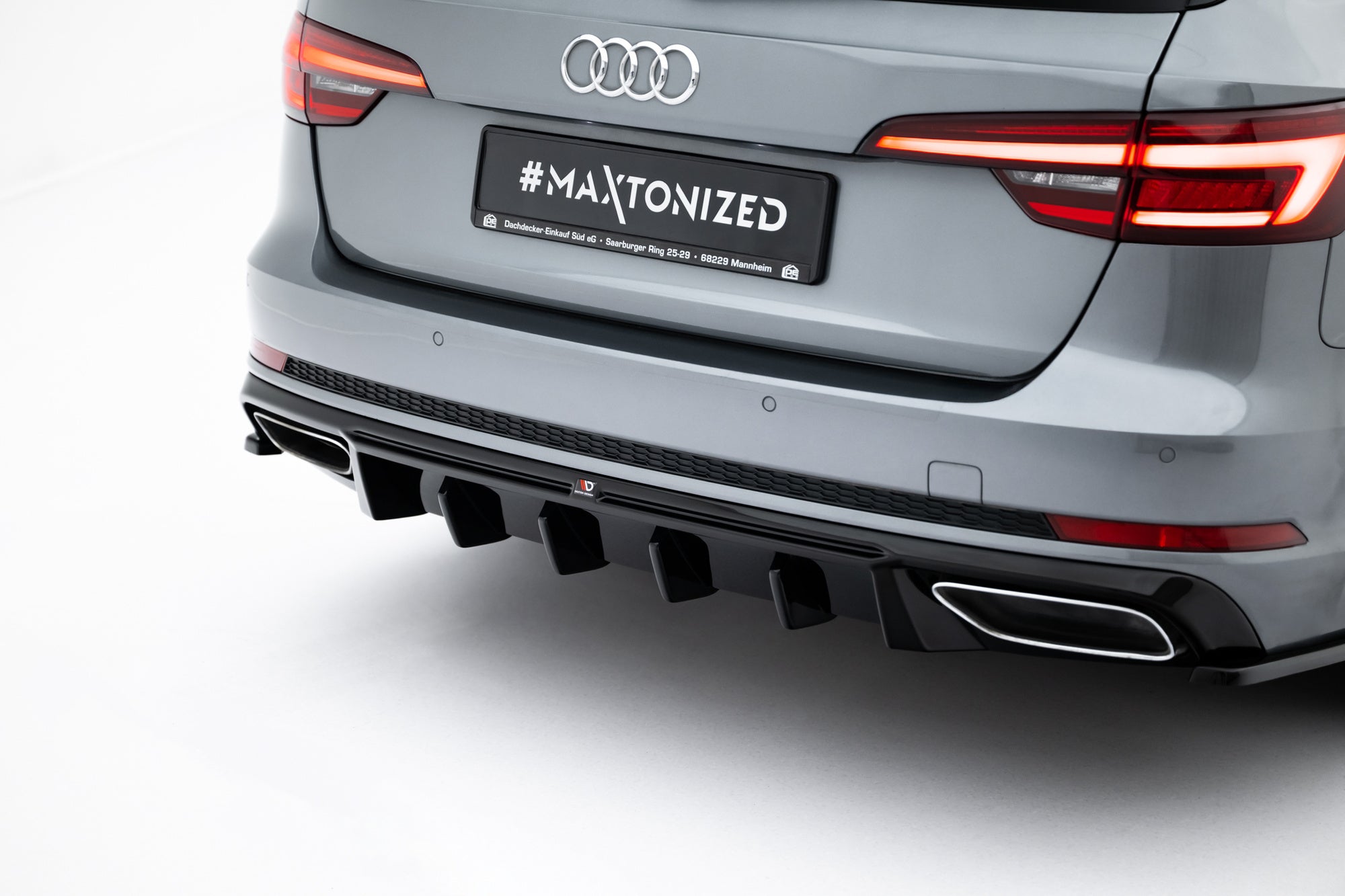 Prelungire difuzor bara spate Audi A4 / A4 S-Line Sedan / Avant B9 2015-2019 v36 - Maxton Design