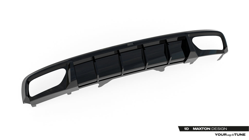 Prelungire difuzor bara spate Audi A4 / A4 S-Line Sedan / Avant B9 2015-2019 v36 - Maxton Design