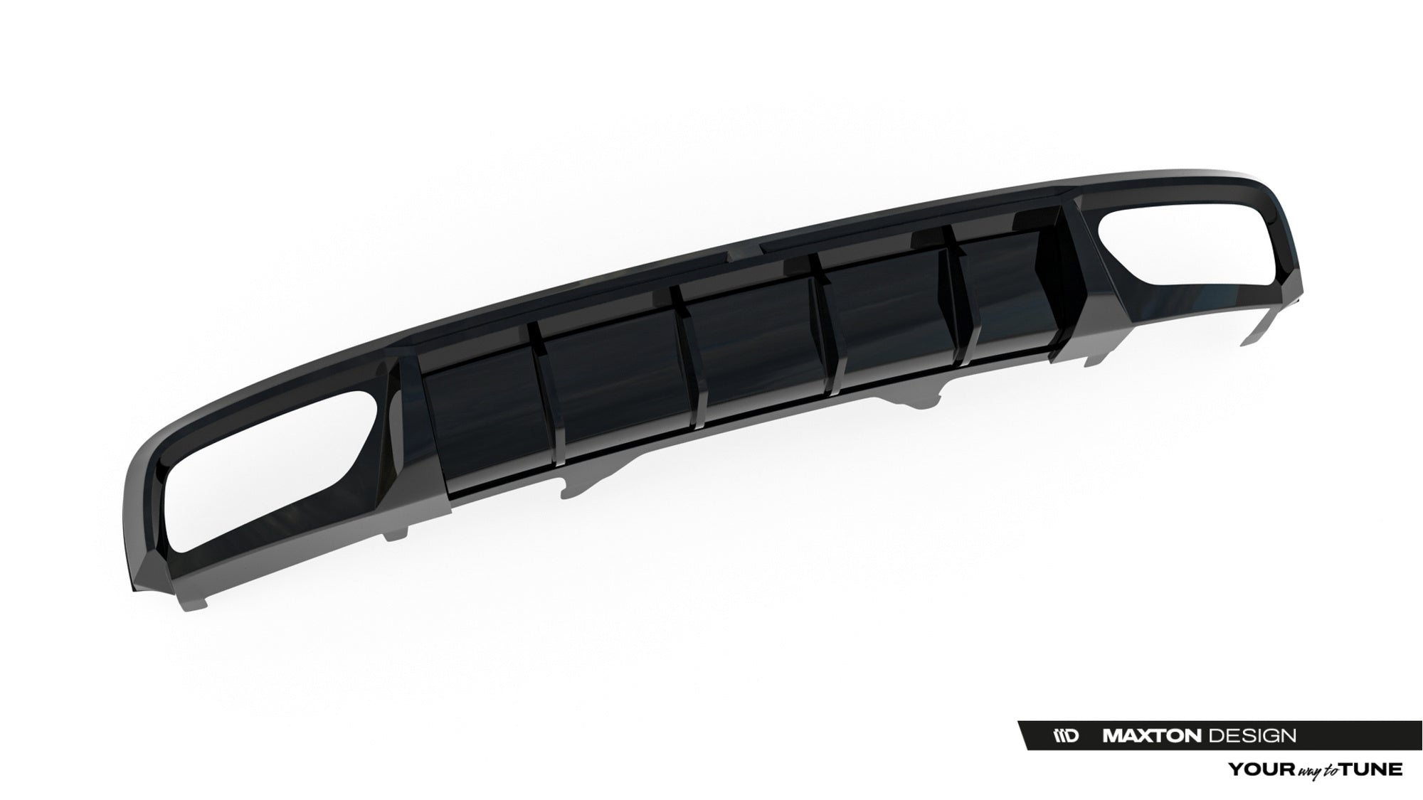 Prelungire difuzor bara spate Audi A4 / A4 S-Line Sedan / Avant B9 2015-2019 v36 - Maxton Design