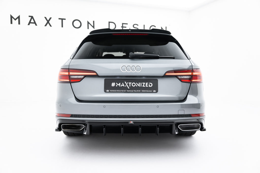 Prelungire difuzor bara spate Audi A4 / A4 S-Line Sedan / Avant B9 2015-2019 v36 - Maxton Design