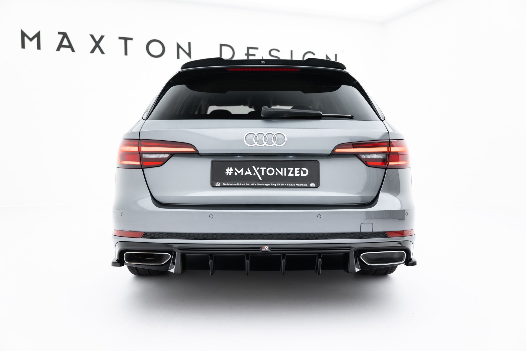 Prelungire difuzor bara spate Audi A4 / A4 S-Line Sedan / Avant B9 2015-2019 v36 - Maxton Design