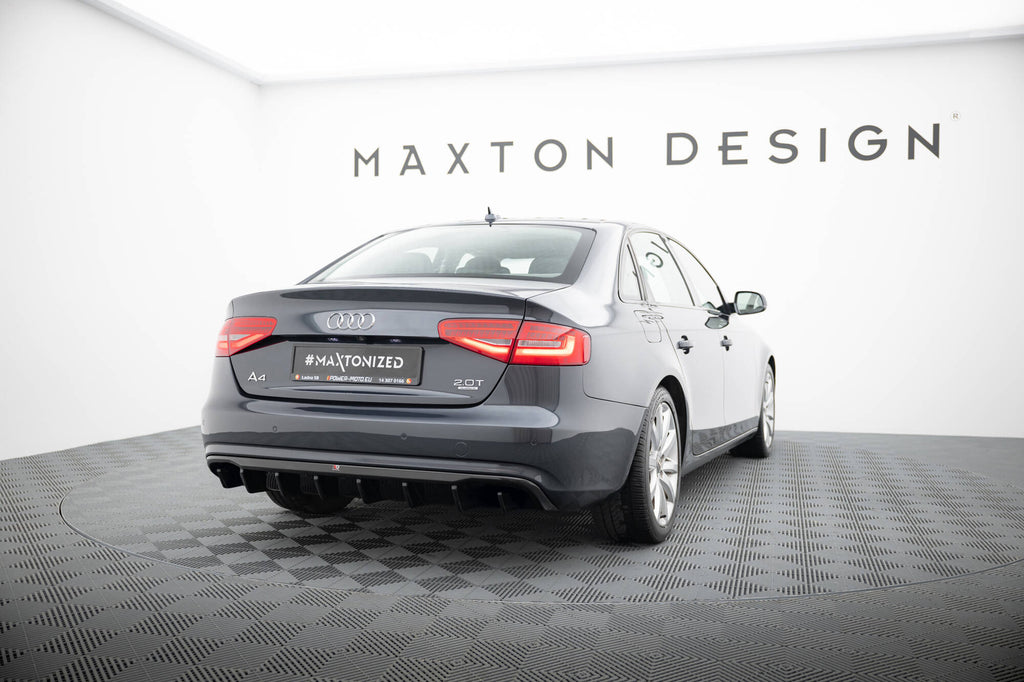 Prelungire difuzor bara spate Audi A4 B8 Facelift 2011-2015 v34 - Maxton Design