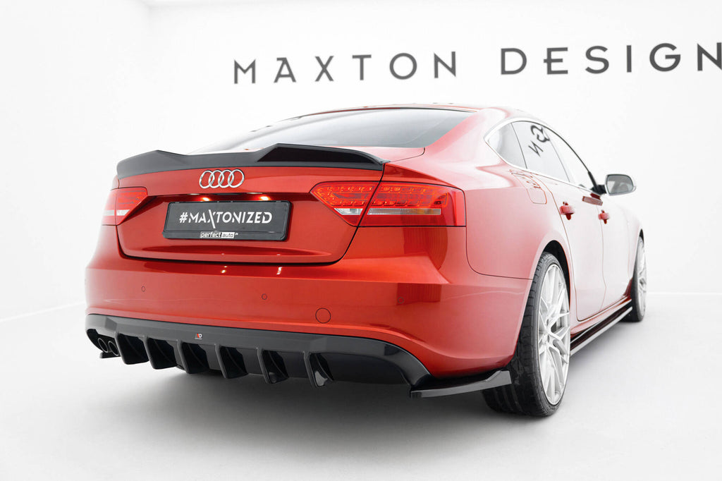 Prelungire difuzor bara spate Audi A5 S-Line Sportback 8T 2007-2011 v42 - Maxton Design