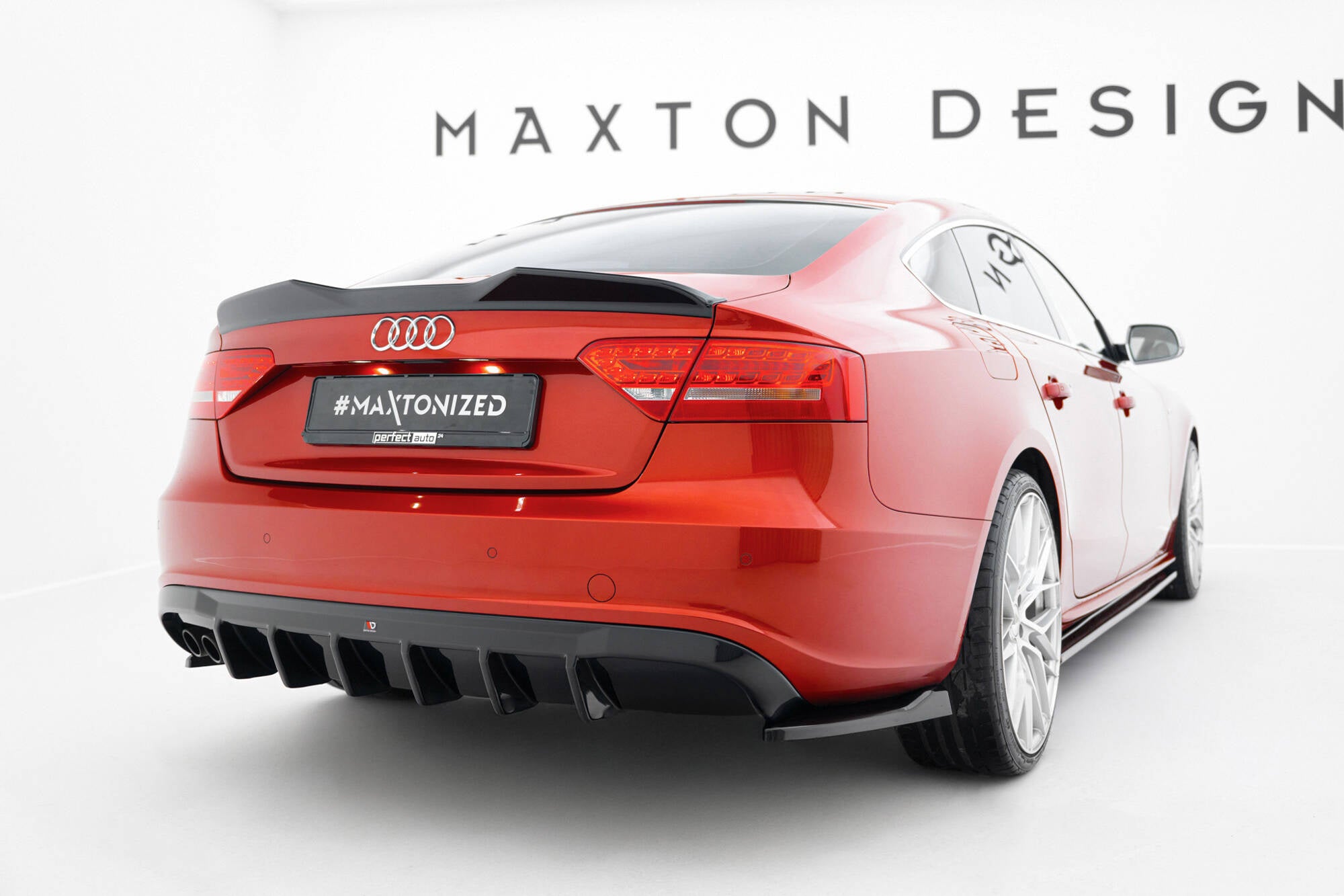Prelungire difuzor bara spate Audi A5 S-Line Sportback 8T 2007-2011 v42 - Maxton Design