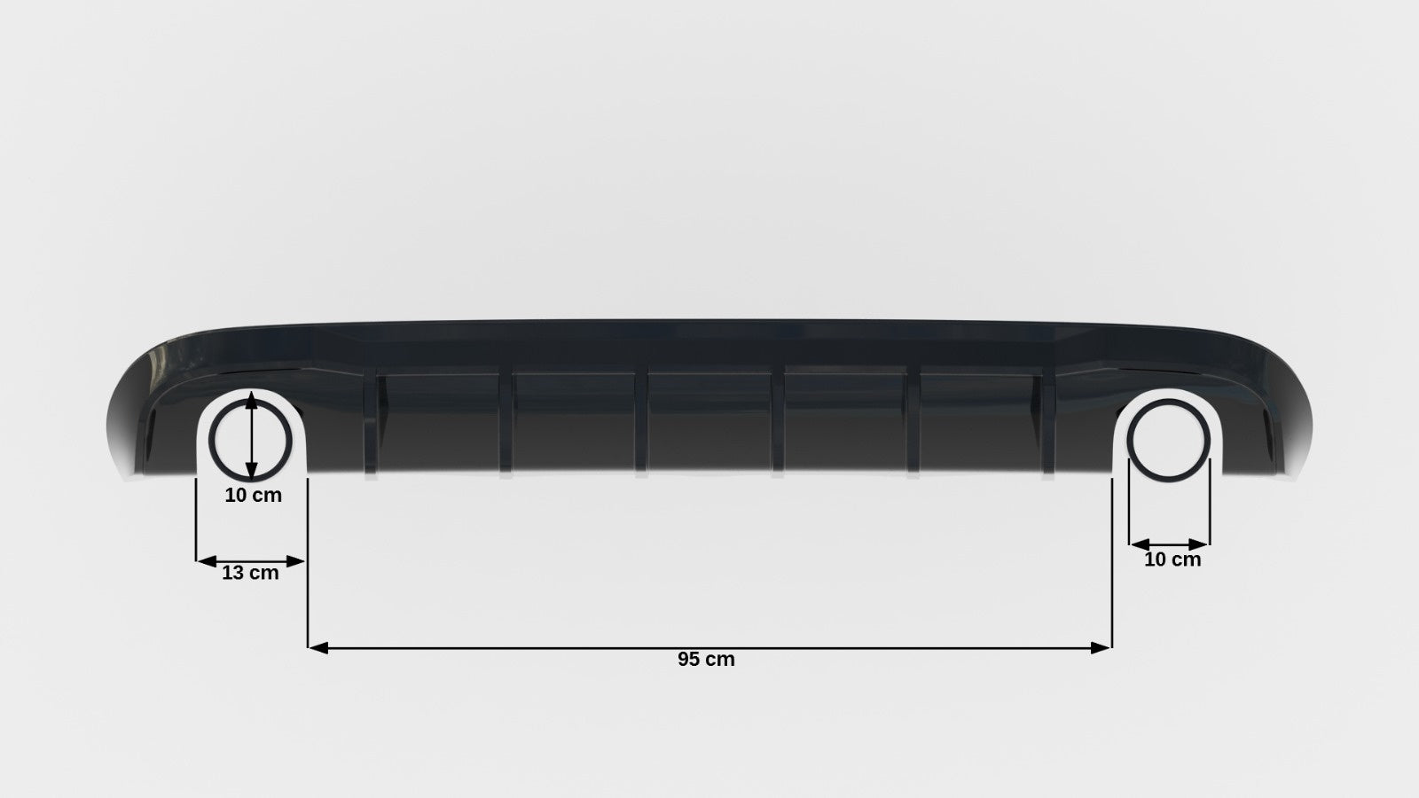 Prelungire difuzor bara spate Audi A5 S-Line Sportback 8T 2007-2011 v43 - Maxton Design