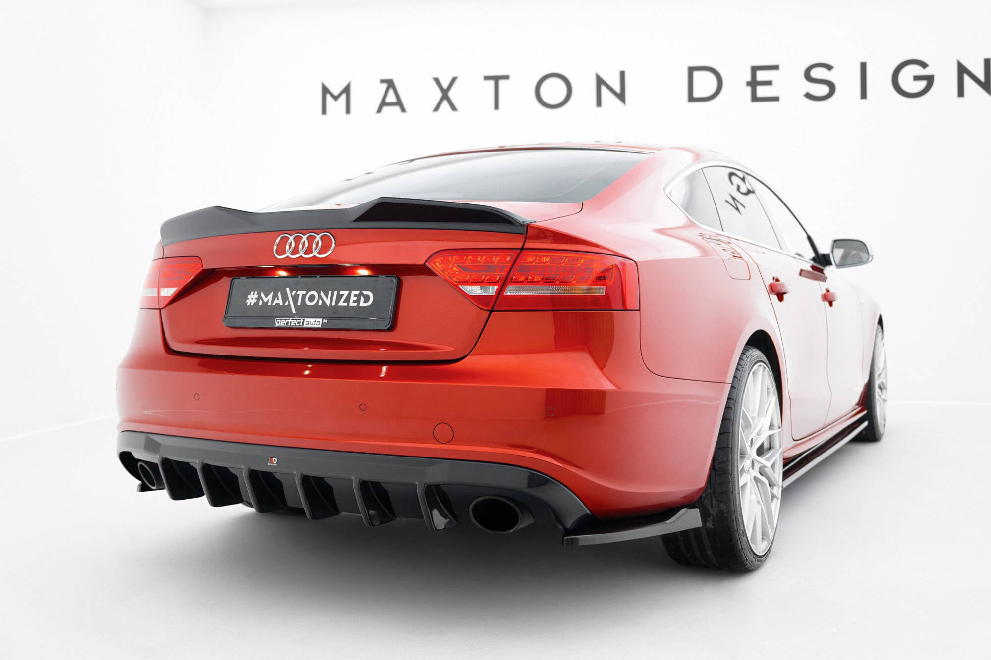 Prelungire difuzor bara spate Audi A5 S-Line Sportback 8T 2007-2011 v43 - Maxton Design
