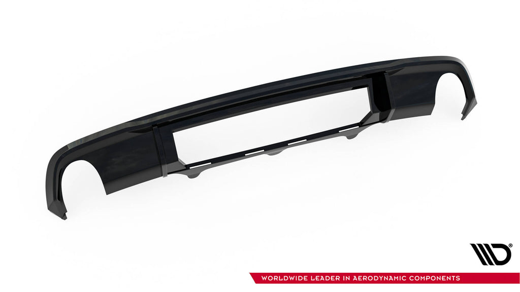Prelungire difuzor bara spate Audi A6 S-line Avant C7 2011-2014 v28 - Maxton Design
