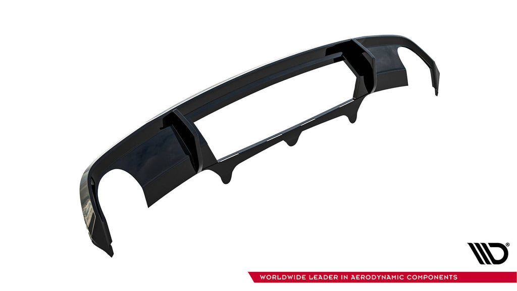 Prelungire difuzor bara spate Audi A6 S-line Avant C7 2011-2014 v28 - Maxton Design