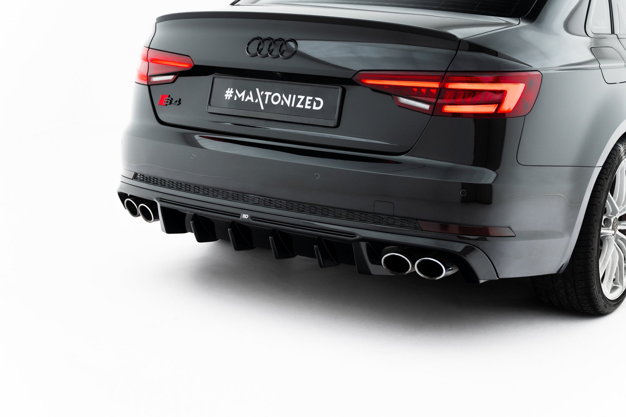 Prelungire difuzor bara spate Audi S4 Sedan / Avant B9 2016-2019 v35 - Maxton Design