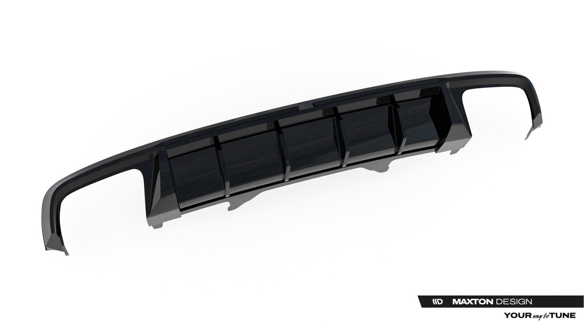 Prelungire difuzor bara spate Audi S4 Sedan / Avant B9 2016-2019 v35 - Maxton Design