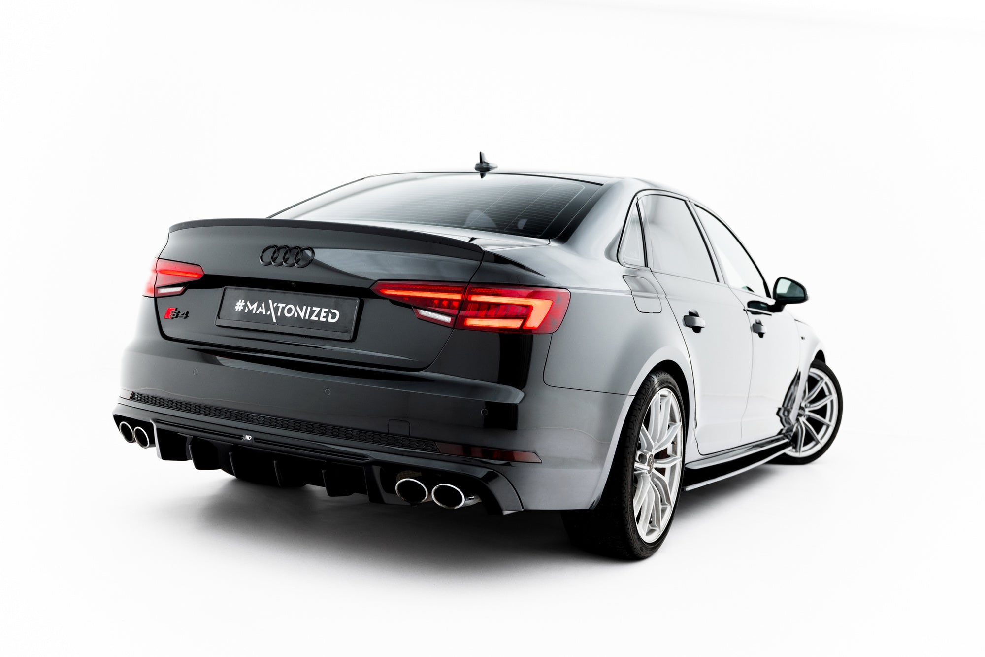 Prelungire difuzor bara spate Audi S4 Sedan / Avant B9 2016-2019 v35 - Maxton Design