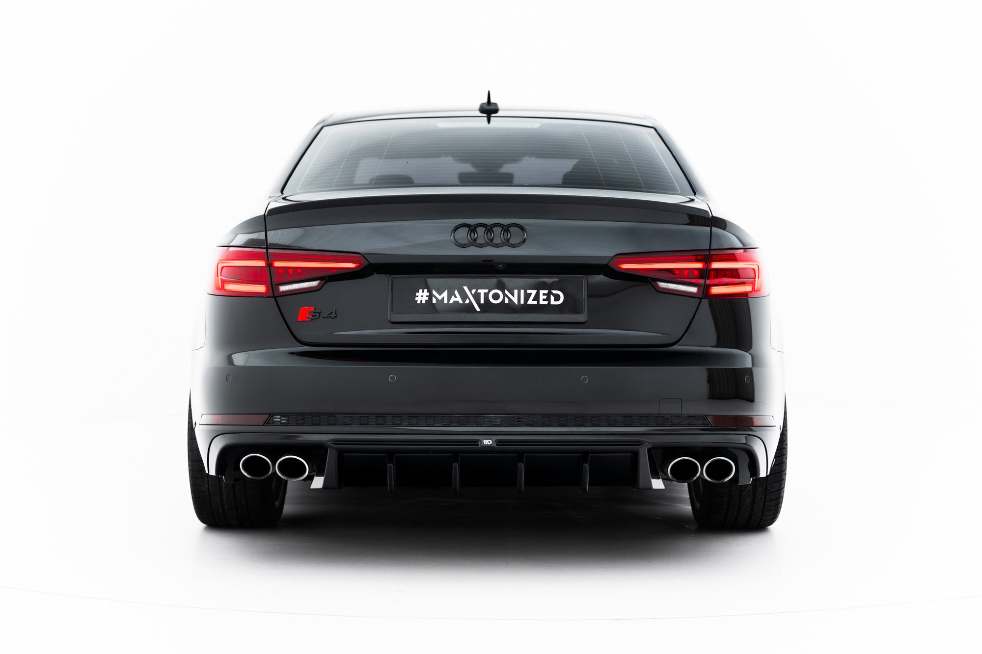 Prelungire difuzor bara spate Audi S4 Sedan / Avant B9 2016-2019 v35 - Maxton Design