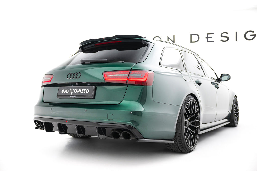 Prelungire difuzor bara spate Audi A6 C7 S6 C7 2011-2014 Sline Sedan si Avant v30 - Maxton Design