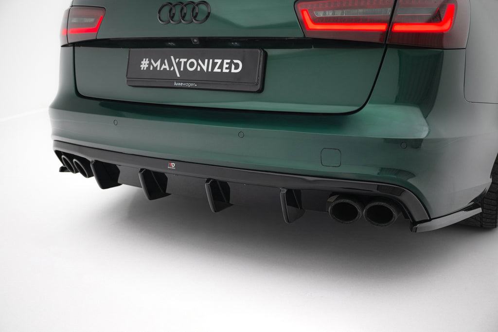 Prelungire difuzor bara spate Audi A6 C7 S6 C7 2011-2014 Sline Sedan si Avant v30 - Maxton Design