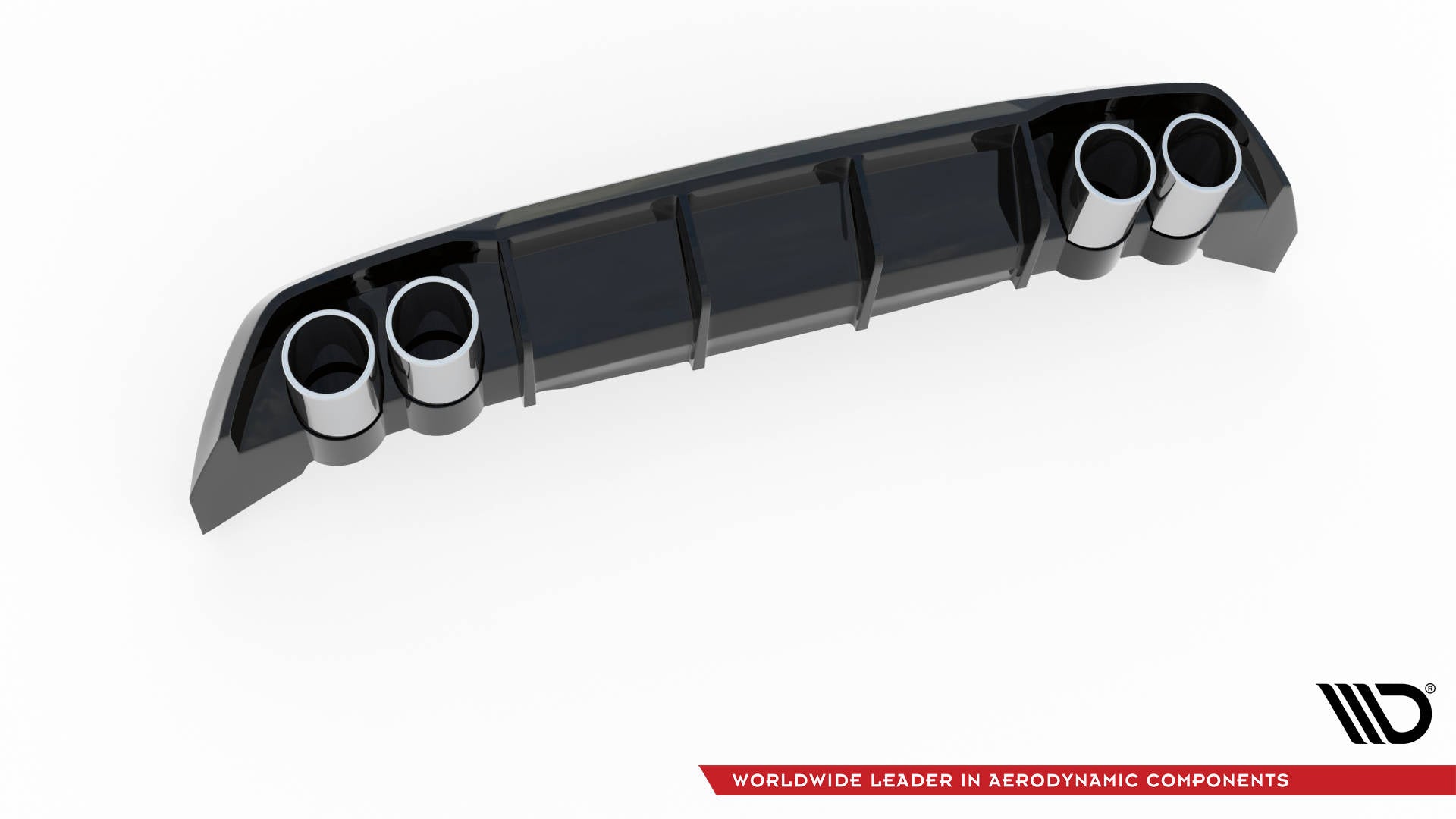 Prelungire difuzor bara spate si imitatii evacuare finala Seat Leon FR Hatchback Mk4 2020- v26 - Maxton Design